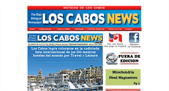 Desktop Screenshot of loscabosnews.com.mx